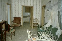 First hall entrance facing
from door.