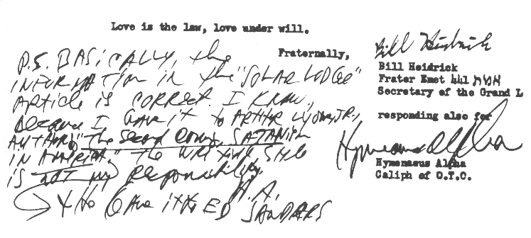 Sample of Grady McMurtry's handwriting