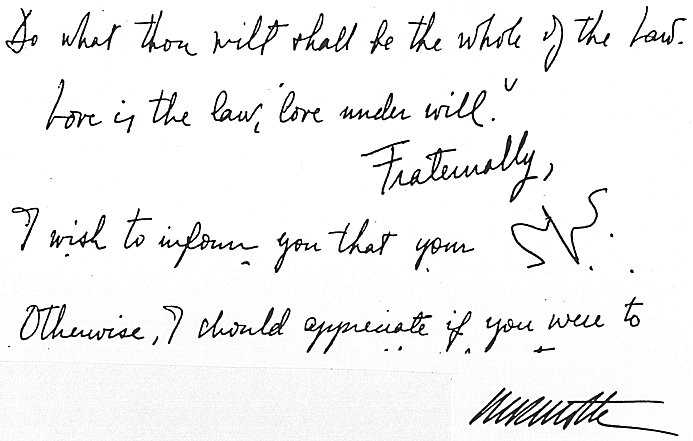 Marcelo Motta handwriting samples