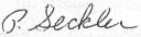 P. Seckler 
signature