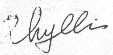 Phyllis 
signature